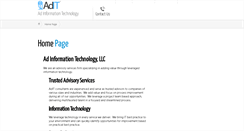 Desktop Screenshot of adinformationtechnology.com