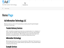 Tablet Screenshot of adinformationtechnology.com